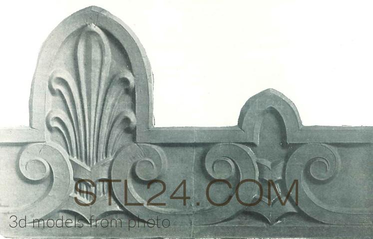 Фризы (FRIESE_1637 -  | 3D model 3DSMAX / OBJ / STL) 3D модель для ЧПУ станка